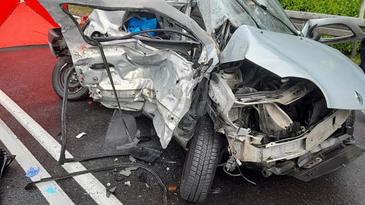 Wypadek pod Człuchowem. Zginęły dwie osoby