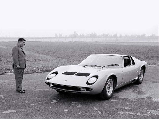 Ferruccio Lamborghini i Miura P400