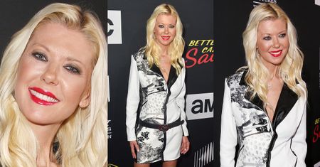 Dawno niewidziana Tara Reid odsłania nogi w skórzanej sukience