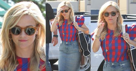 Reese Witherspoon w bluzce swojego "projektu"