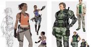 Resident Evil 5 - pomysły, plany, szkice, projekty