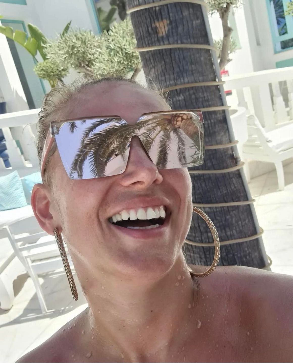 Joanna Liszowska na wakacjach