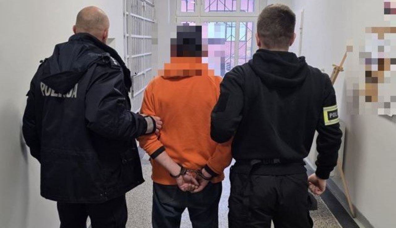 Chwycił dziewczynkę za rękę. Po chwili zaczął szarpać. Już go mają