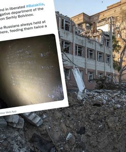 Ukraińcy znaleźli salę tortur. Wstrząsające, co odkryli na ścianie
