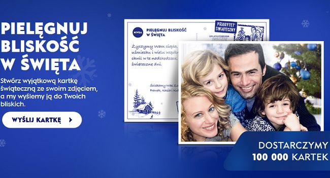 „Pielęgnuj bliskość w Święta” - Nivea promuje wysyłanie kartek