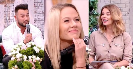 Kasia Dziurska i Emilian Gankowski wygadali się w śniadaniówce, że STARAJĄ SIĘ O DZIECKO! Celebrytka nie była zachwycona...