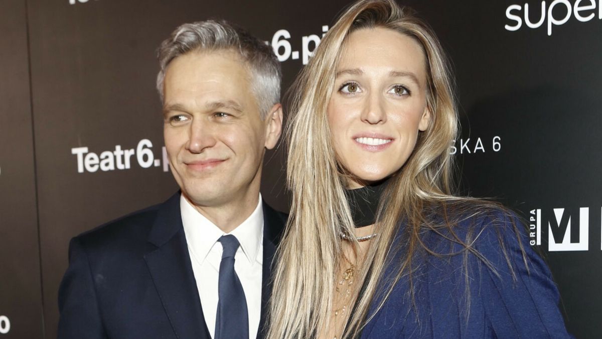 Michał Żebrowski i Aleksandra Żebrowska