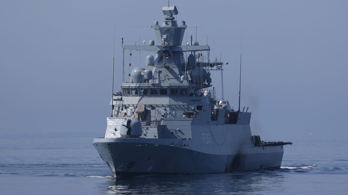 Niemiecka marynarka wojenna. Zdjęcie ilustracyjne 