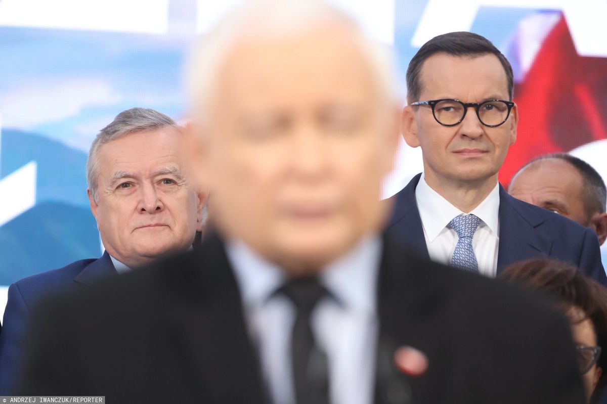 Gliński, Kaczyński i Morawiecki