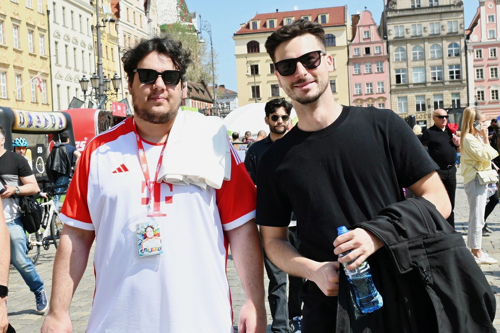 Otwarcie strefy kibica finału Ligi Konferencji na wrocławskim Rynku