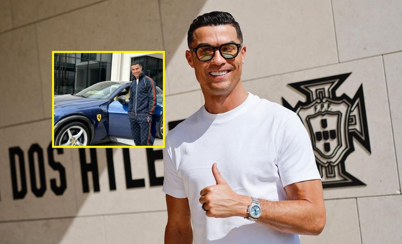 Cristiano Ronaldo flaunts new £400k Ferrari addition to his £17M car collection