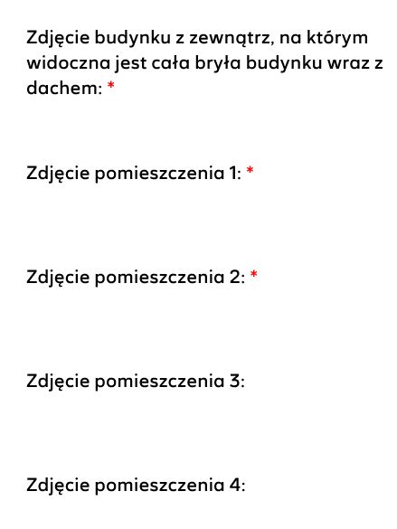 Formularz online do zgłoszenia się do programu "Nasz nowy dom"