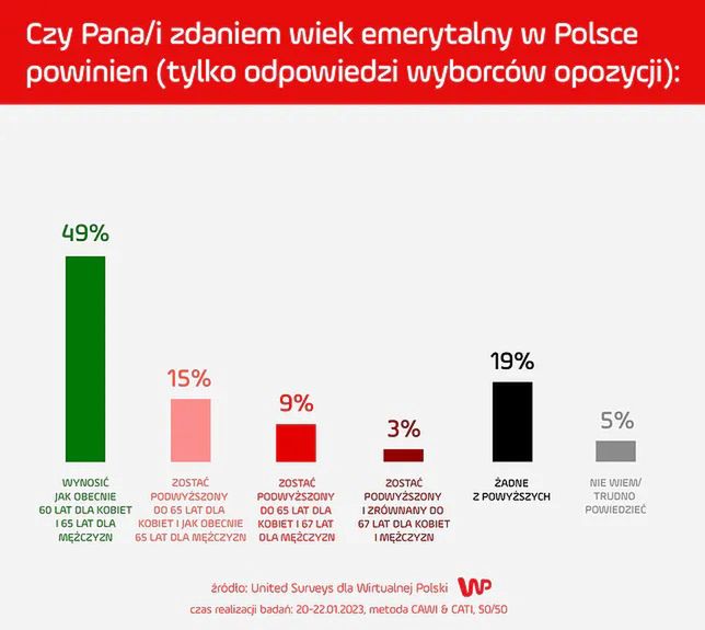 Tak w styczniu wypowiedzieli się Polacy w sondażu dla Wirtualnej Polski