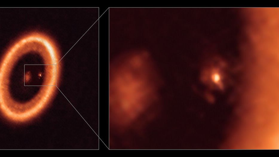 Dysk materii otaczający planetę PDS 70b