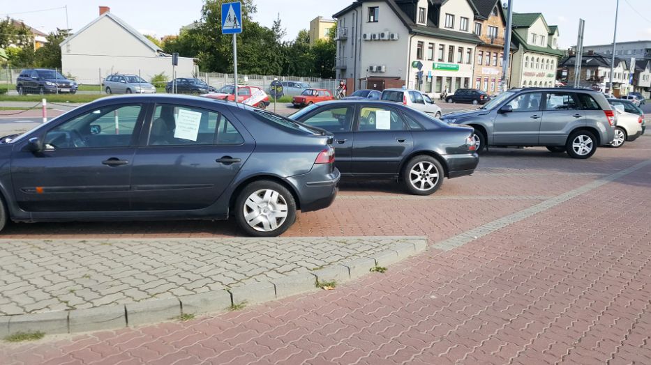 Auta wystawione na sprzedaż