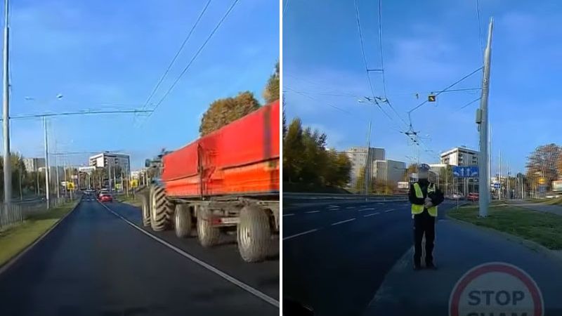 Policjant wmówił kierowcy, że wyprzedził przed przejściem