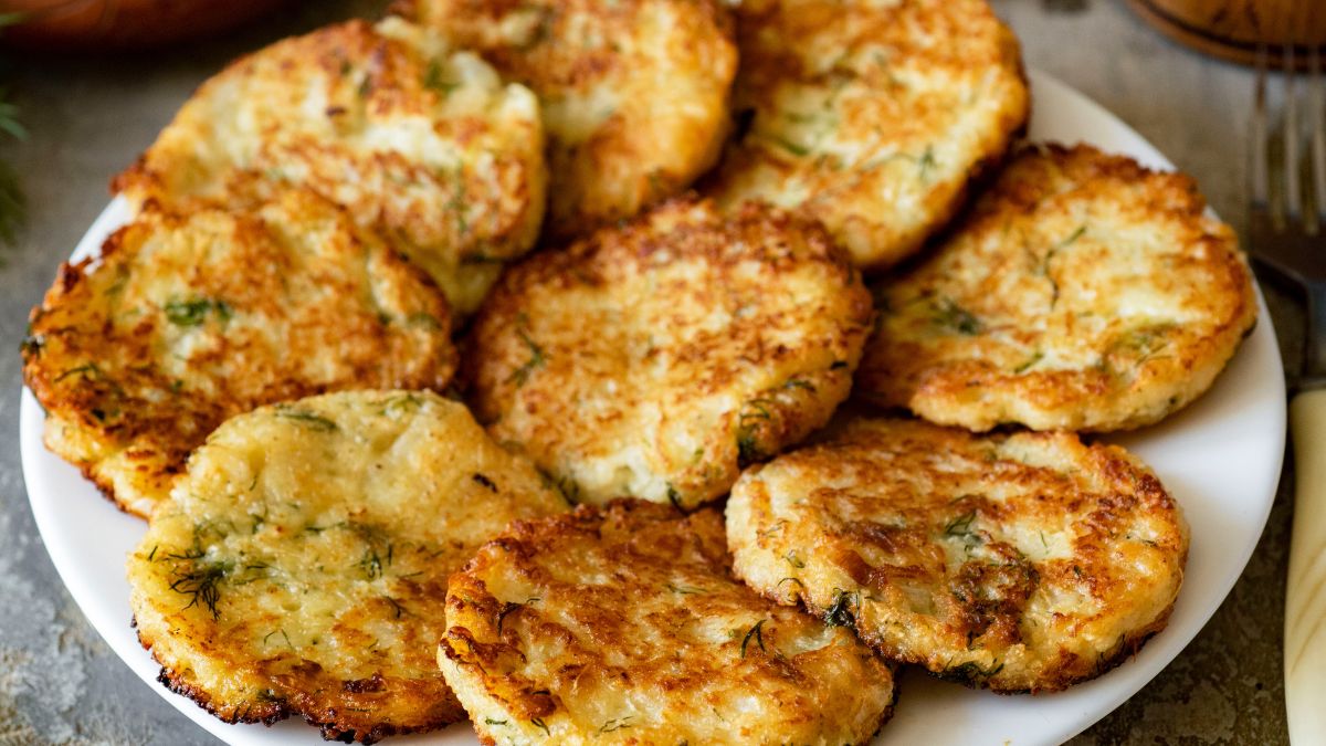 Łotewskie placki ziemniaczane