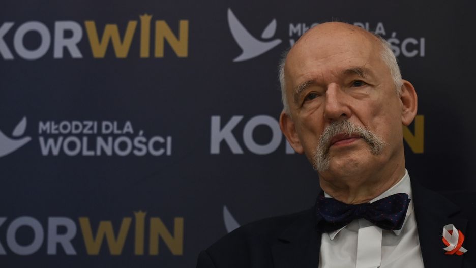 Janusz Korwin-Mikke, the chairman of the party KORWiN, during a meeting with supporters in Rzeszow.
On Monday, June 20, 2022, in Rzeszow, Podkarpackie Voivodeship, Poland. (Photo by Artur Widak/NurPhoto via Getty Images)
