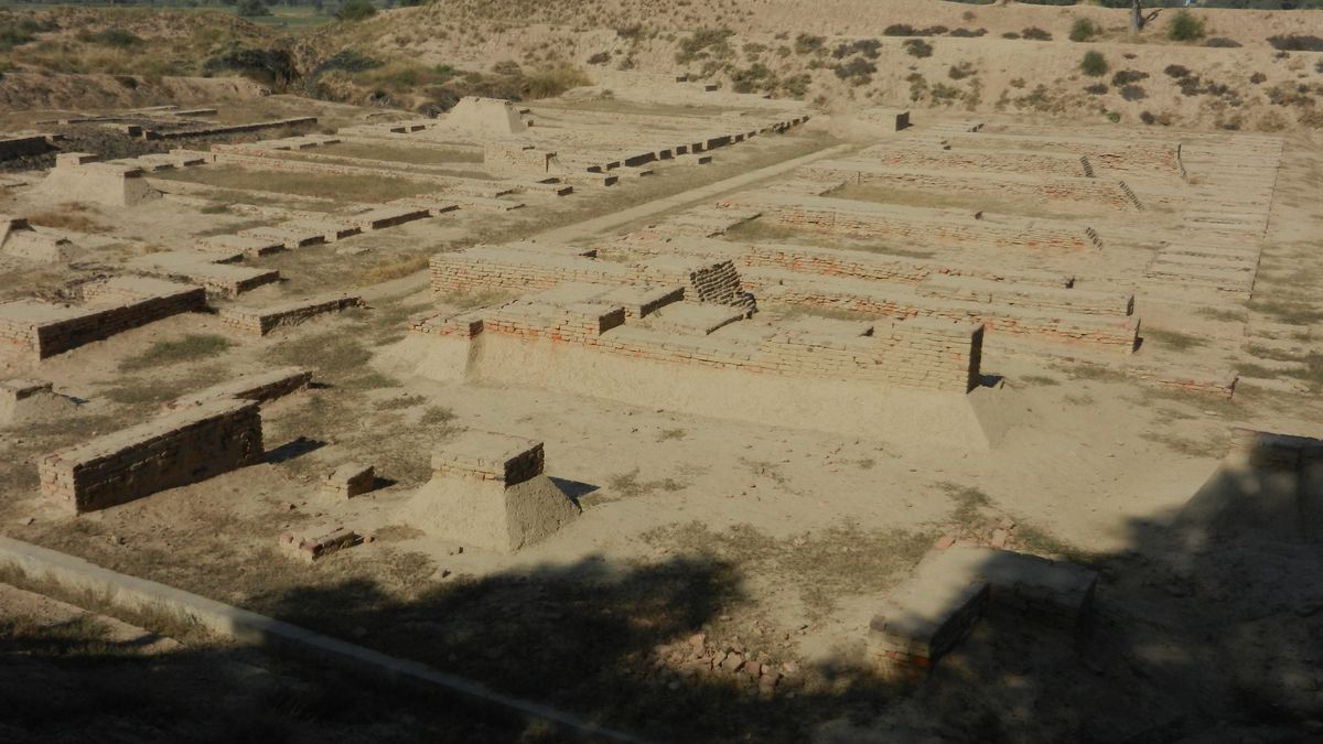 Harappa była osadą na terenie należącym do cywilizacji doliny In
