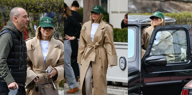 Ekstrawagancka Ewa Chodakowska wywija torebką za 120 TYSIĘCY na spacerze z mężem, po czym odjeżdża mercedesem za MILION (ZDJĘCIA)