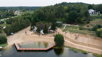 Odnowiona plaża nad jeziorem Grodno koło Golubia-Dobrzynia. Takie atrakcje czekają na wypoczywających