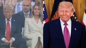 Donald Trump ZASNĄŁ (?) na wojskowej paradzie, która kosztowała Amerykanów miliony. Melania też odpłynęła... (WIDEO)