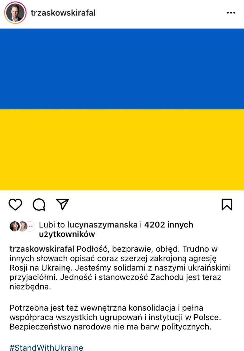 Gwiazdy solidaryzują się z Ukrainą