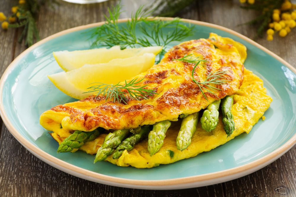 Wegetariański omlet