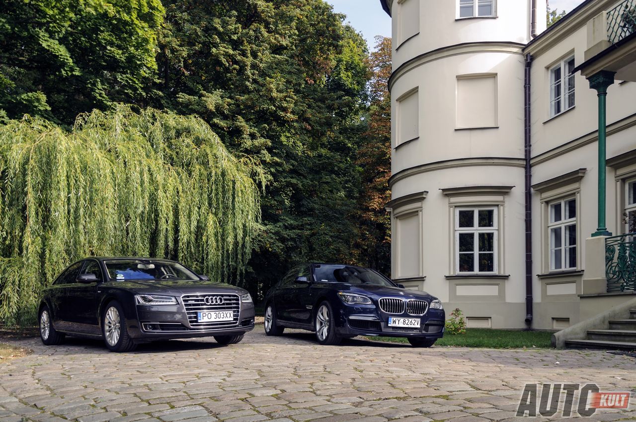 BMW 750d xDrive M-Sport kontra Audi A8 4.2 TDI quattro - test