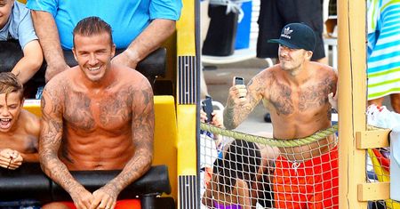 Beckham BEZ KOSZULKI w Legolandzie!