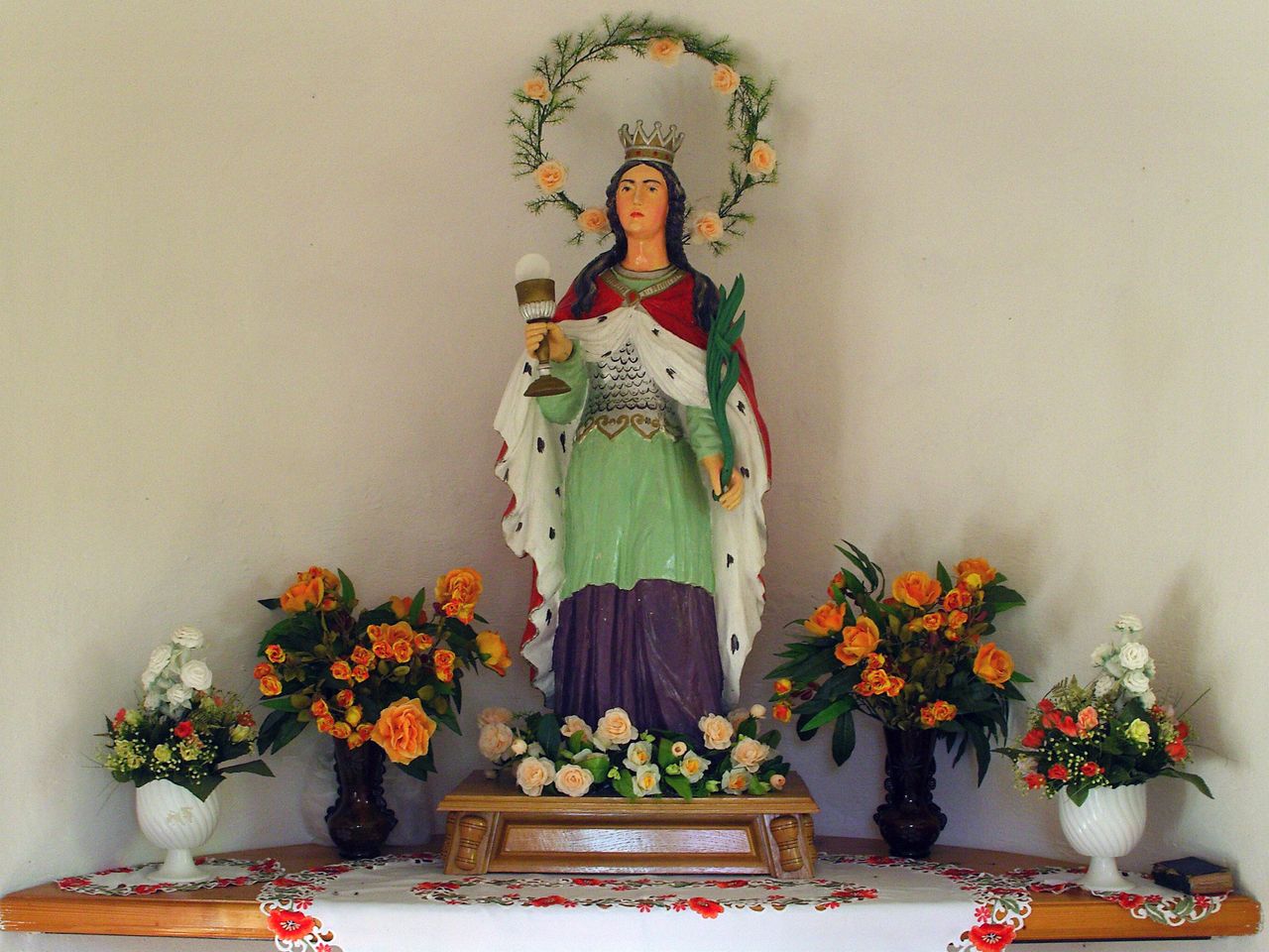 Klęczany: Z inicjatywy pracowników w kopalni powstaje kapliczka patronki górników. Wkrótce będzie gotowa