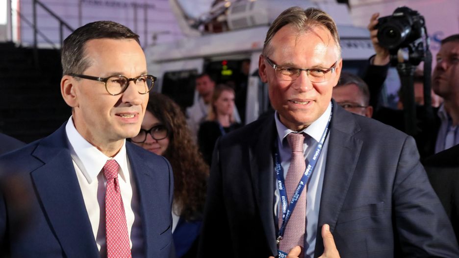 Mateusz Morawiecki i Arkadiusz Mularczyk