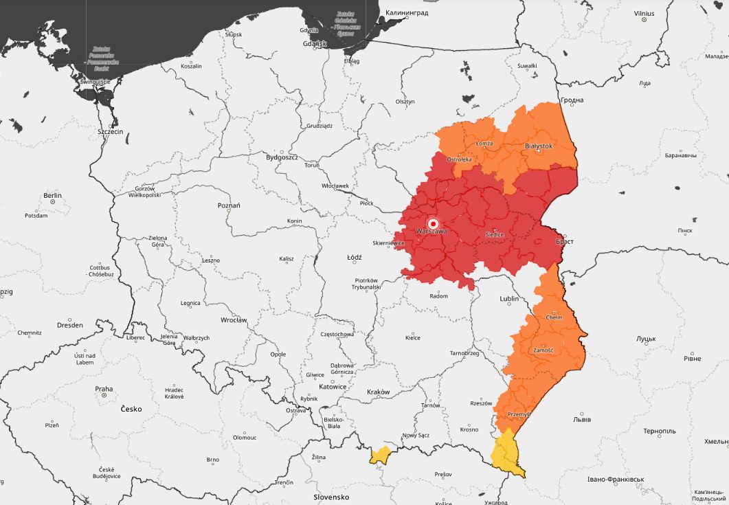 IMGW znów ostrzega przed deszczem i burzami