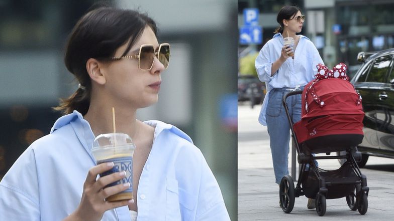 Klaudia Halejcio z córką