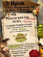 Spotkanie ze Shrekiem w Letniej Kawiarence na Molo w Sopocie