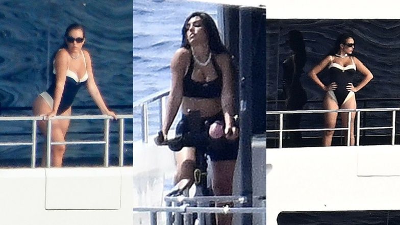 Georgina Rodriguez pozuje w SKĄPYM BIKINI