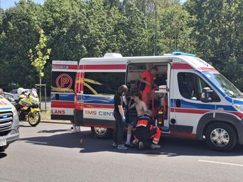 Wypadek na 36. Międzynarodowym Wyścigu Kolarskim "Solidarności" i Olimpijczyków w Łodzi 5.07.25