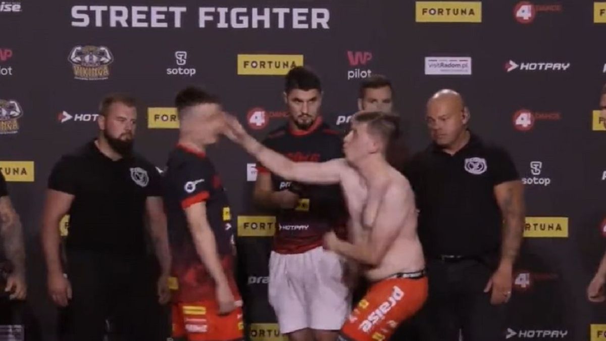 Twitter / Bójka przed Prime Show MMA 3