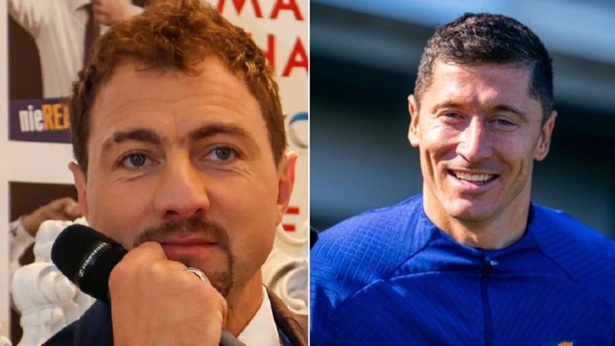 WP SportoweFakty / WP SportoweFakty / Anna Klepaczko/twitter/fcbarcelona / Na zdjęciu: Jerzy Dudek/Robert Lewandowski