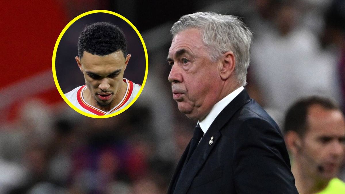 PAP/EPA / PAP/EPA/STR / Carlo Ancelotti i Trent Alexander-Arnold