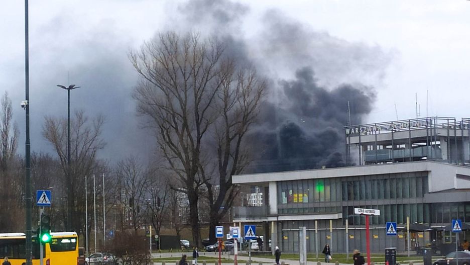 Pożar na warszawskiej Pradze Południe