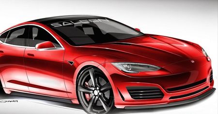 Saleen Tesla Model S – pierwsze szkice