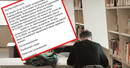 Za próbną maturę muszą...zapłacić. Ogłoszenie w liceum w Toruniu