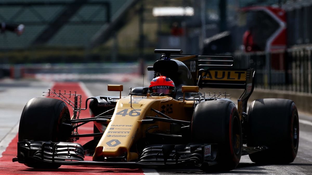 Robert Kubica w pojeździe Renault