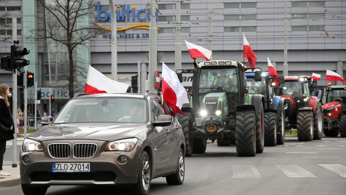 Protest rolników w Szczecinie
