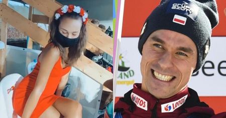 Rozentuzjazmowana Marcelina Ziętek oklaskuje sportowe popisy Piotra Żyły: "FANTASTYCZNY WEEKEND" (FOTO)