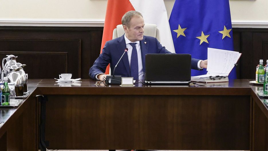 Posiedzenie rz?du
16.04.2024 Warszawa KPRM Posiedzenie rzadu Donalda Tuska fot. Filip Naumienko/REPORTER
n/z: Donald Tusk
Filip Naumienko/REPORTER