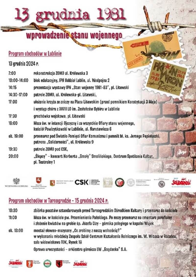Plakat wydarzenia Stan wojenny