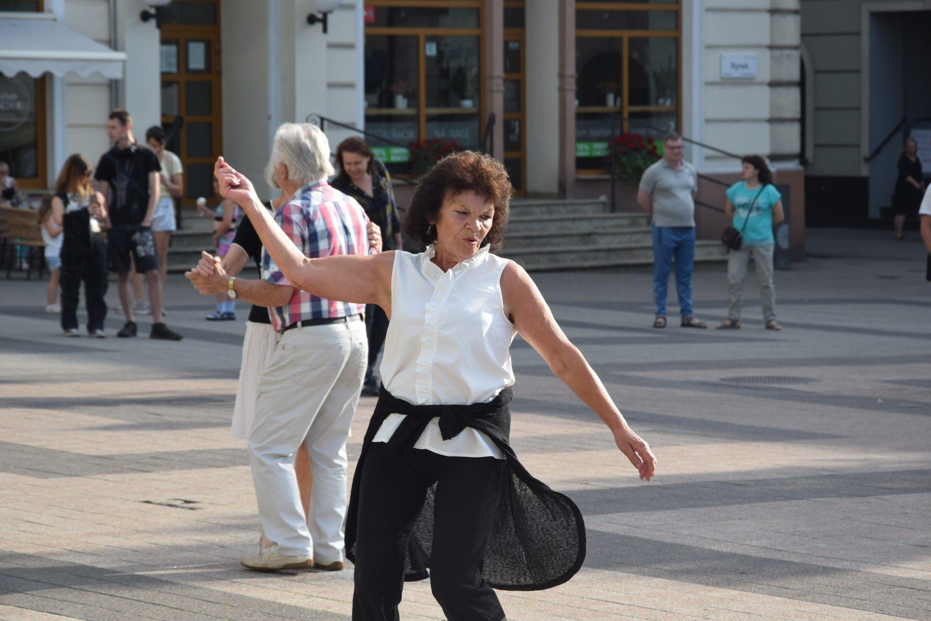 Potańcówka na rybnickim rynku