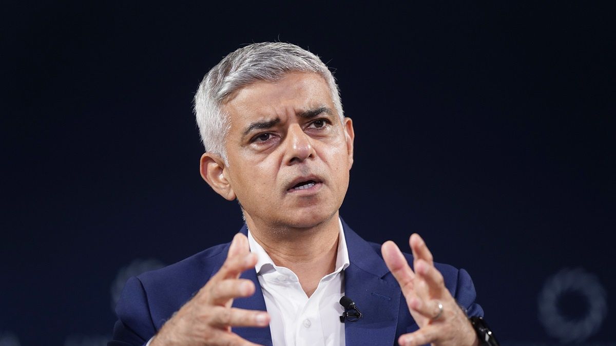 Sadiq Khan, burmistrz Londynu.